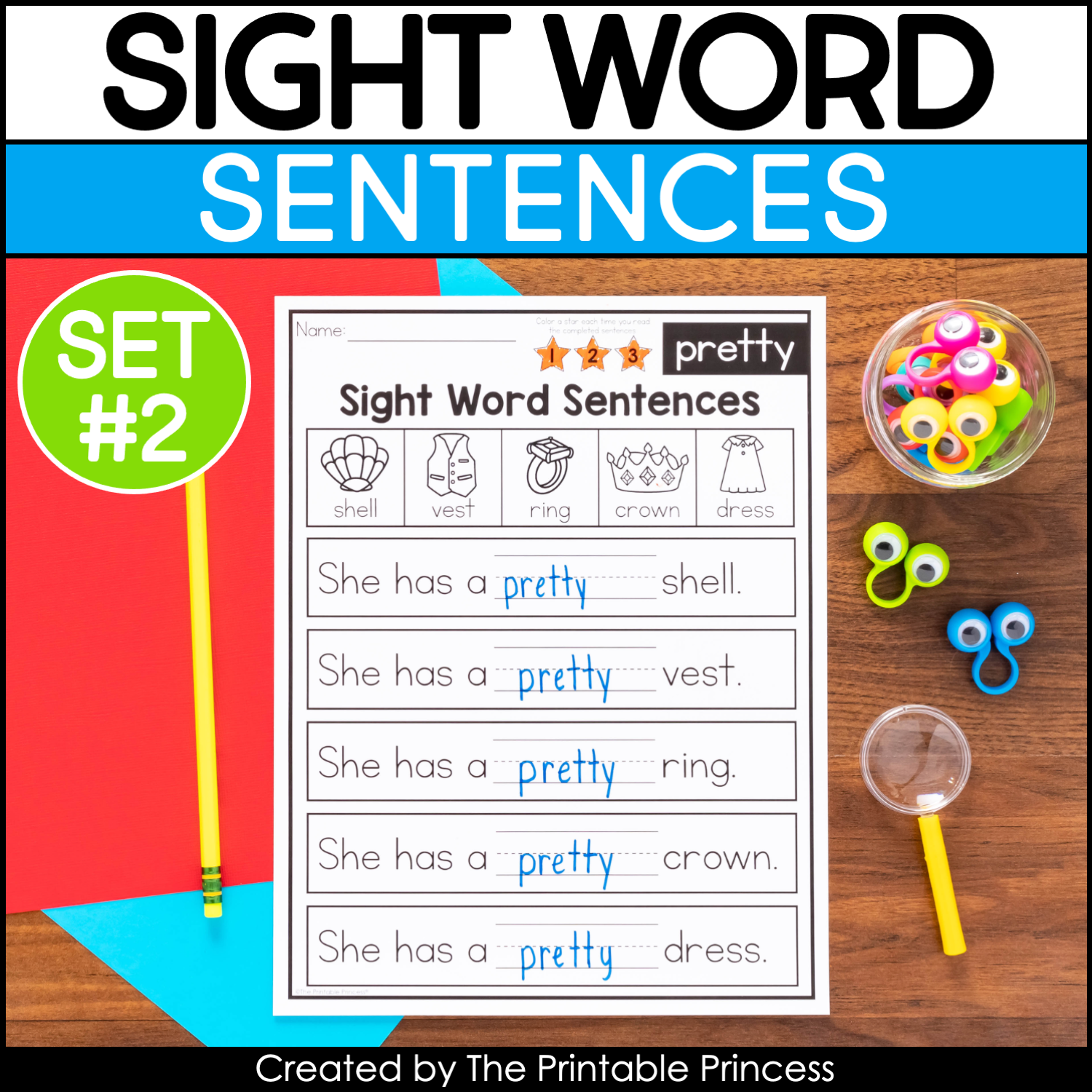 Free Printable Blank Sight Word Cards