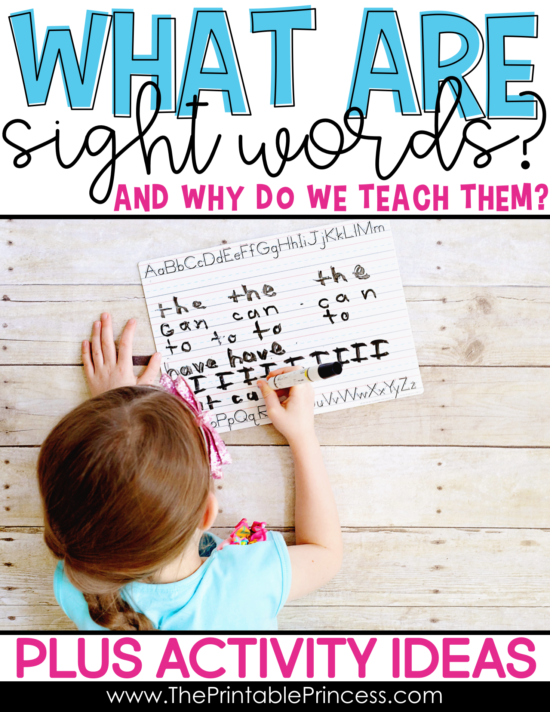 What exactly are sight words and why is it important to teach them? More importantly HOW do you teach sight words? In this post you'll find easy to implement and practical ideas to teach sight words to your Kindergarten and 1st grade students. Just grab some magazines, highlighters, magnetic letters, and even their fingers for a little sky writing! Click through to read about 10 easy and fun sight word activities that your students will love! 