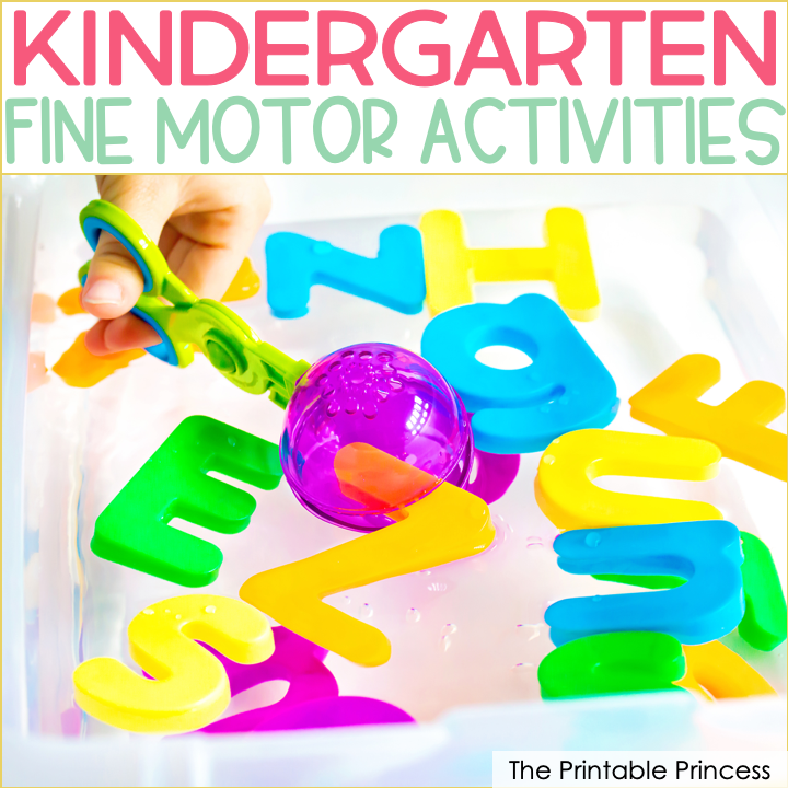These 12 DIY fine motor activities are perfect for little hands. There is little to no prep work required so they can easily be incorporated into your PreK or Kindergarten classroom. They can be used as STEM activities, fun center rotations, or use the ideas included to create math and literacy stations.