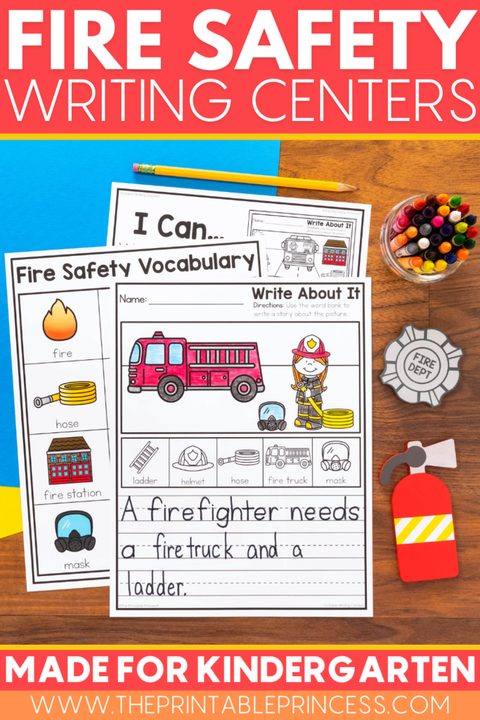 Fire Safety Writing Activities