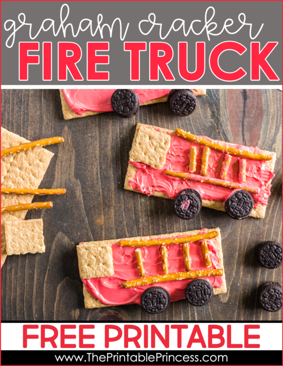 This fire safety week snack and freebie is perfect for little learners. It is a great addition to fire safety week for PreK, Kindergarten, and First grade. Click through to find directions, read aloud suggestions, and a free fire safety week printable. 