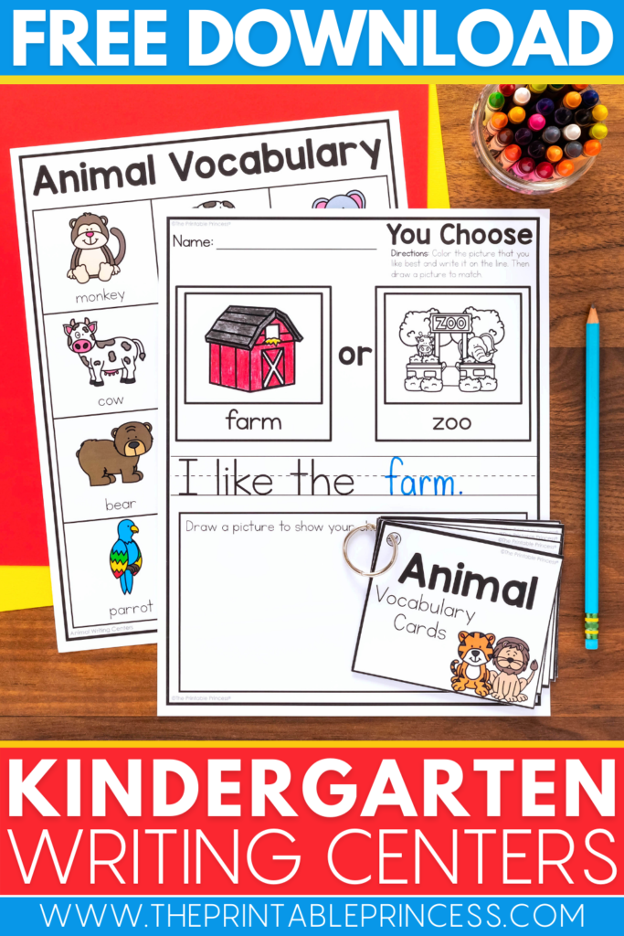 Vocabulary Cards for Kindergarten, 1st, 2nd grade Writing Center & Wor – Proud to be Primary