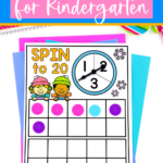 Free Numbers to 20 Winter Kindergarten Math Game