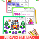 Fun Ways to Review Math and Literacy Skills Before Winter Break Activities