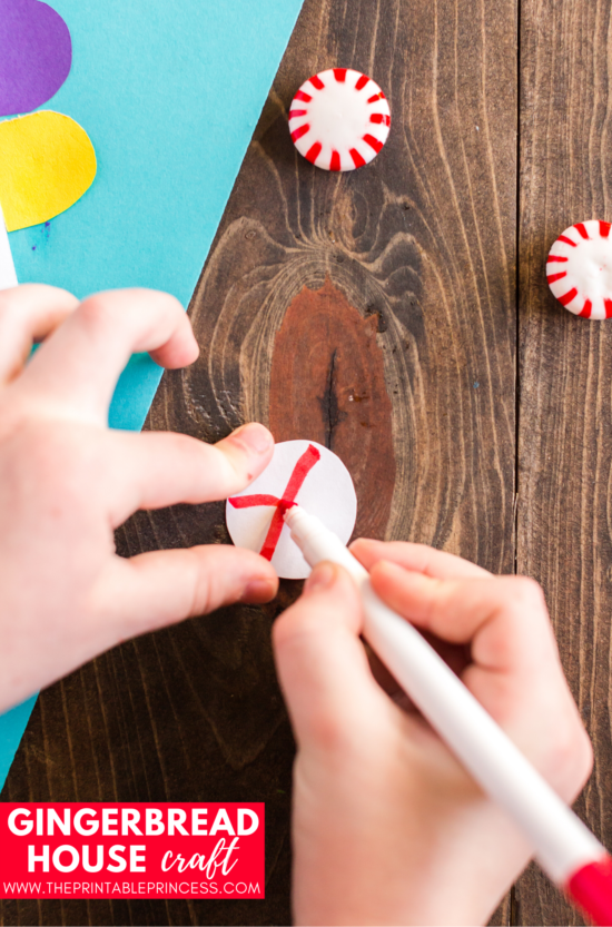 This gingerbread house craft is perfect for the month of December. It works well as an at-home craft, or as part of your gingerbread activities for Kindergarten or first grade. This is a total DIY craft. There's no tracers needed. Students make simple cuts and round corners to create this fun and festive gingerbread house craft.