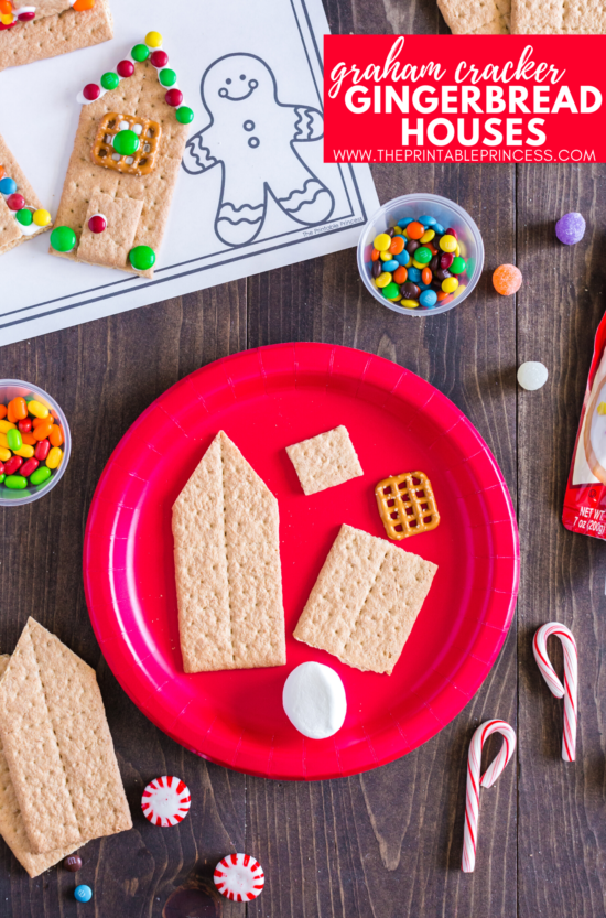 Say good-bye to milk carton gingerbread houses and hello to graham cracker gingerbread houses! These adorable gingerbread houses made with graham crackers are easy, kid-friendly, and perfect for holiday or classroom parties. All you need to make these gingerbread houses are graham crackers, frosting, marshmallows, and few decorating ingredients. Click through to get step-by-step directions on how to make graham cracker gingerbread houses along with a few no prep extension page (made just for classroom teachers!). This easy gingerbread house alternative works great for PreK, Kindergarten, and First Grade classrooms.