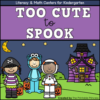 Halloween Math and Literacy Centers for Kindergarten