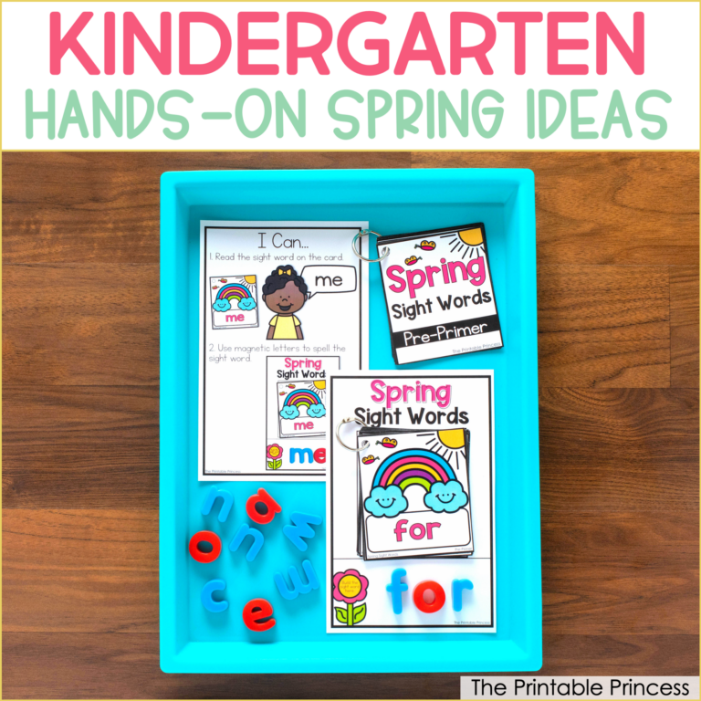 Hands-On Spring Activities for Kindergarten