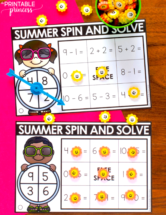 Grab this fun and FREE activity to help your students solidify those addition and subtraction skills! Perfect for Kindergarten or first grade. They're easy to prep - just print, cut and laminate!