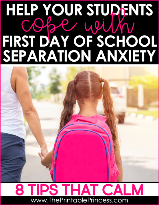 If you're a PreK or Kindergarten teacher you know that the first day of school can be a scary time for students. Some students are eager to get into their new classroom, while other students are crying on the first day of school. Here are eight practical tips and strategies you can use as you help students with separation anxiety. 