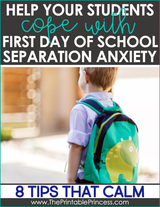 If you're a PreK or Kindergarten teacher you know that the first day of school can be a scary time for students. Some students are eager to get into their new classroom, while other students are crying on the first day of school. Here are eight practical tips and strategies you can use as you help students with separation anxiety. 