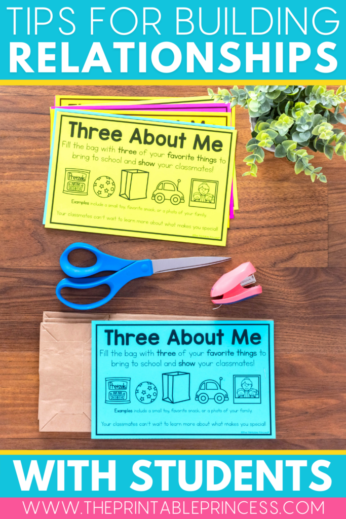 3 About Me Activity for Kindergarten