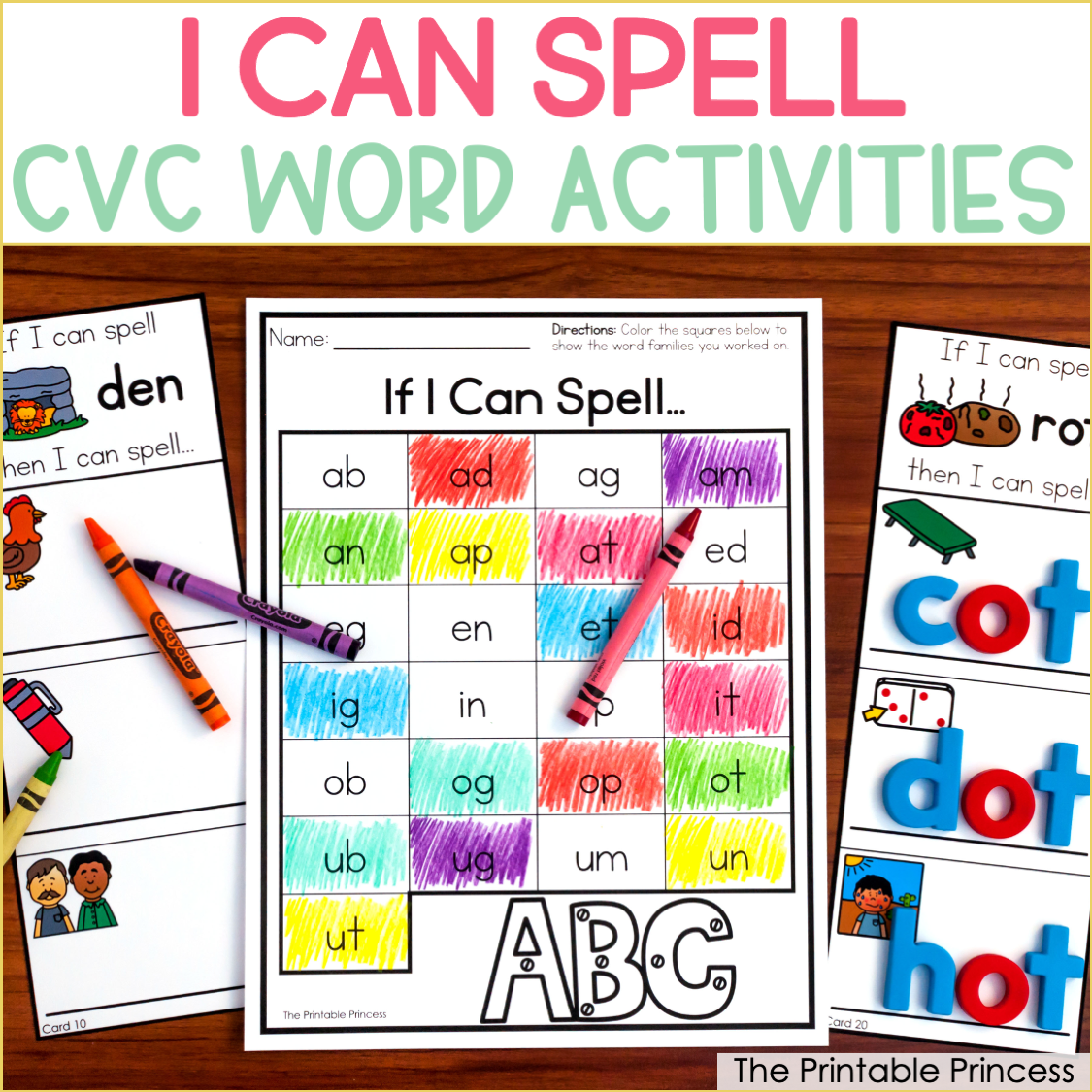 If I Can Spell…CVC Practice for Kindergarten