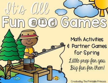 It’s All Fun & Games {Summer Themed Activities for Kindergarten} MATH ONLY