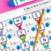 Kindergarten Back to School Literacy & Math Activity Pages NO PREP - Image 4