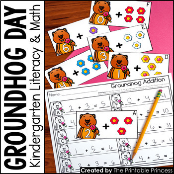 Kindergarten Groundhog Day Activities and Centers {Math and Literacy}