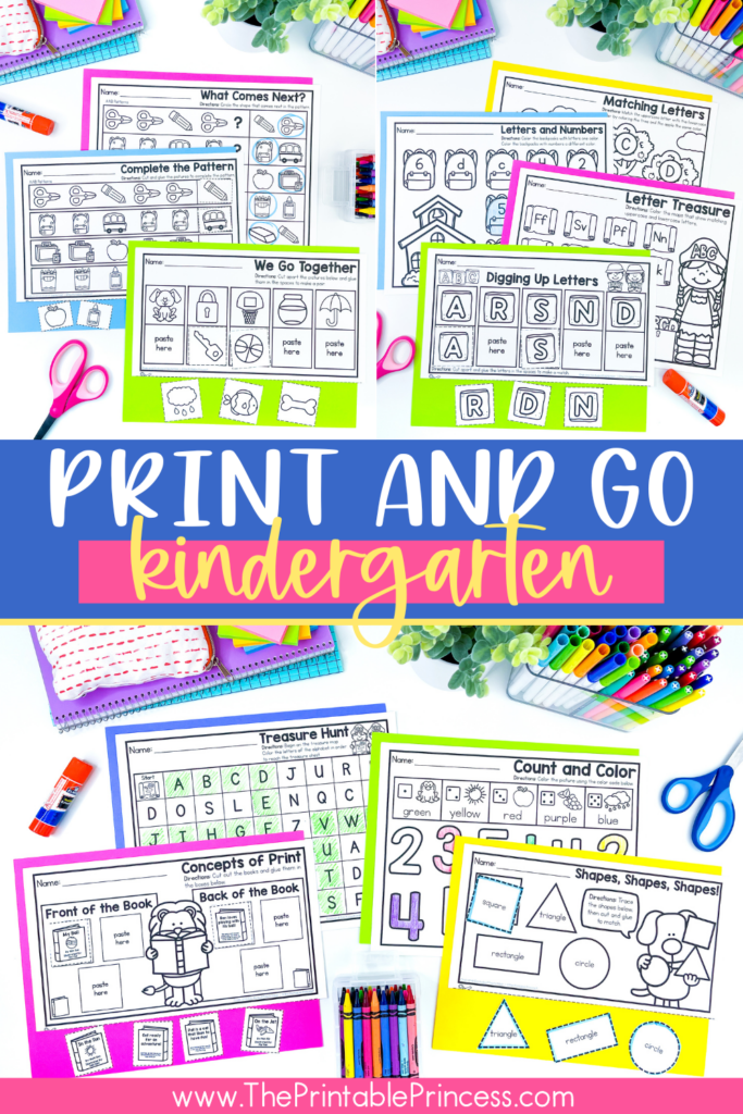 How kindergarten math worksheets work