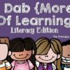Kindergarten Literacy Centers {Using Bingo Dabbers}
