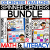 spinner center activities for kindergarten