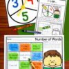Literacy and Math Spinner Center Activities for Kindergarten | Year Long BUNDLE - Image 3