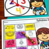 Literacy and Math Spinner Center Activities for Kindergarten | Year Long BUNDLE - Image 4