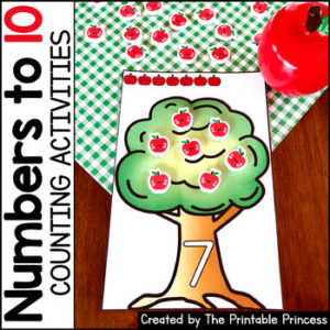 Kindergarten Math: Counting Activities for Numbers to 10