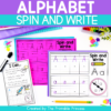 Spin and Write Alphabet Handwriting Practice