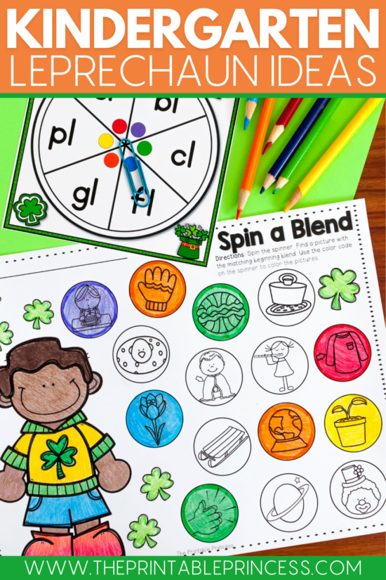 Kindergarten leprechaun spin a blend 