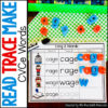 Long Vowel CVCE Word Work - Read It, Trace It, Make It