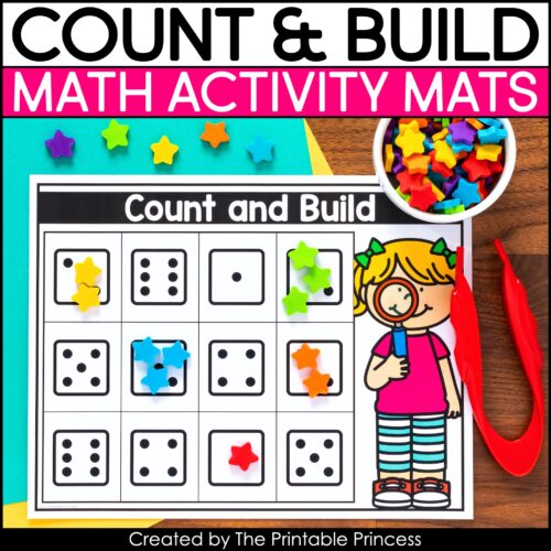 Number Sense Activity | Count and Build Math Activity Mats