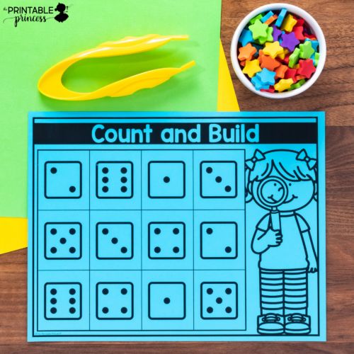 Number Sense Activity | Count and Build Math Activity Mats - Image 3