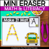 Make It Mats Using Mini Erasers | Letters and Numbers | Fine Motor
