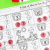 March Activities Literacy and Math NO PREP Pages for Kindergarten - Image 2