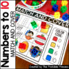 Match and Cover {Kindergarten Math: Numbers to 10}