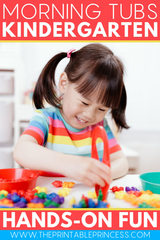 Morning Tub Ideas for Kindergarten