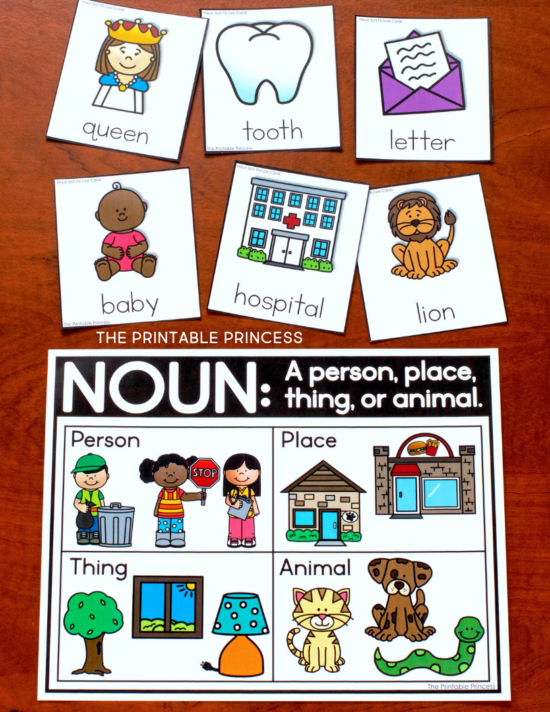 Nouns Activities For Kindergarten