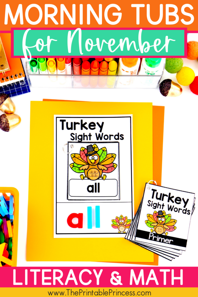 Turkey Sight Words