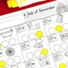November NO PREP Pages {Literacy and Math Activities for Kindergarten} - Image 2
