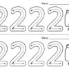 number formation activities printable