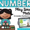Number Play Dough Mats {Includes Numbers 1 - 20}