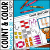 Number Sense: Count and Color {Counting Objects}