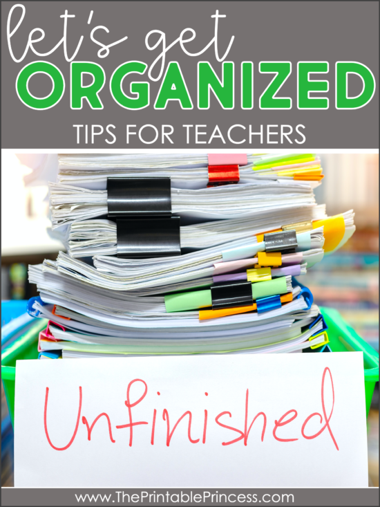 organizational tips for teachers