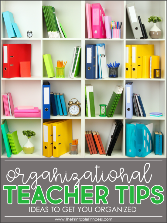 Organizational tips for teachers
