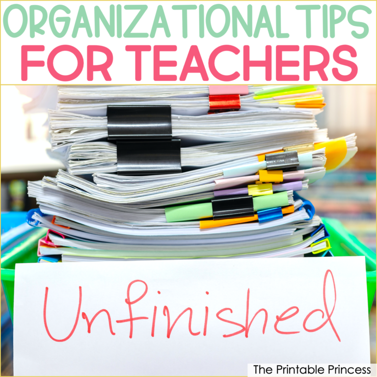 Organizational Tips For Teachers