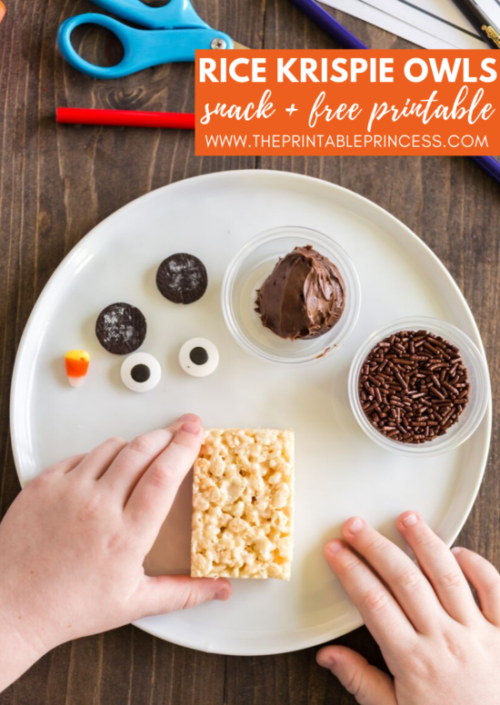 Check out this rice krispie owl treat. Super cute for fall or as part of your owl activities for Kindergarten. It's an easy to make and no-bake rice krispie variation recipe. It's a cute, creative, and hands-on way to help students remember the parts of an owl. Also included in the blog post is a FREE no prep Label the Owl printable. This free owl printable makes a great introduction or follow up activity for the rice krispie owls that your kindergarten students will LOVE!