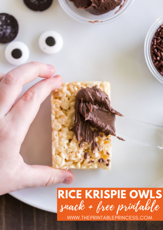 Check out this rice krispie owl treat. Super cute for fall or as part of your owl activities for Kindergarten. It's an easy to make and no-bake rice krispie variation recipe. It's a cute, creative, and hands-on way to help students remember the parts of an owl. Also included in the blog post is a FREE no prep Label the Owl printable. This free owl printable makes a great introduction or follow up activity for the rice krispie owls that your kindergarten students will LOVE!