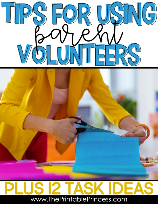 There are so many benefits of having parent volunteers in the classroom, especially the kindergarten classroom. This blog post contains editable FREE classroom volunteer forms that you can use to recruit parent volunteers. You'll also find tips for setting up a parent volunteer system in your classroom, along with several task ideas that are perfect for parents wanting to volunteer in your classroom. 