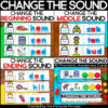Phoneme Substitution | Change the Sound {Beginning, Middle & End} BUNDLE