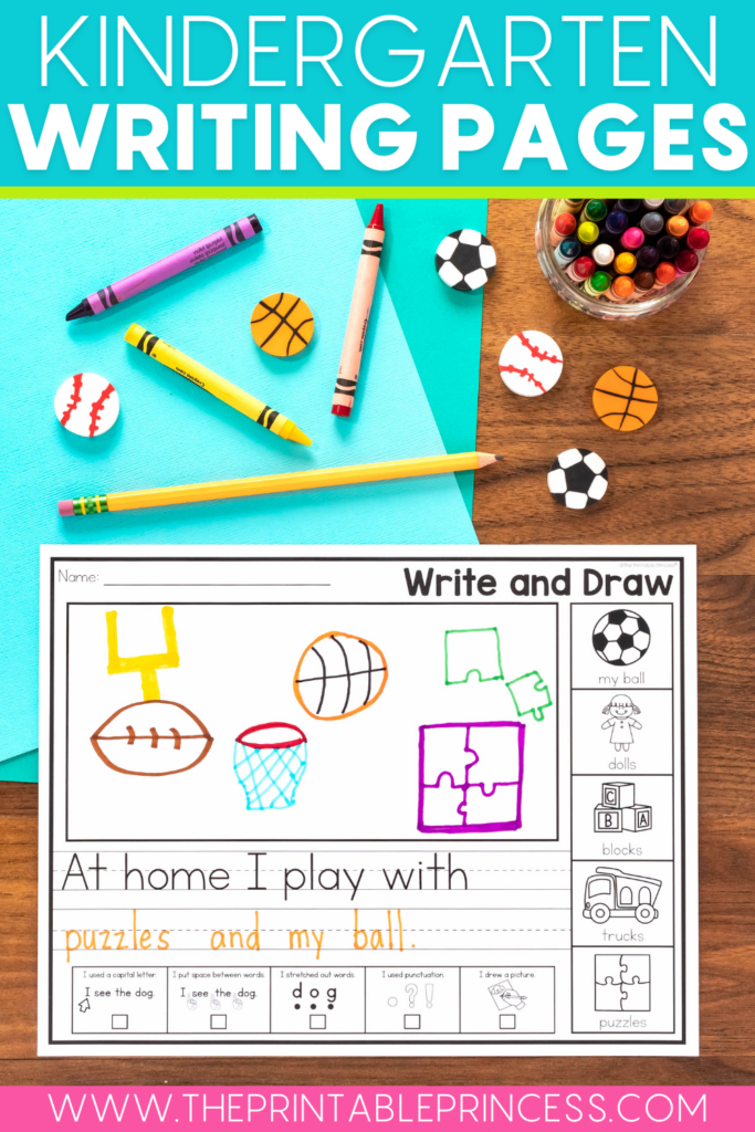 Kindergarten Writing Prompts Bundle
