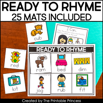 Ready to Rhyme | 25 Rhyming Mats Included